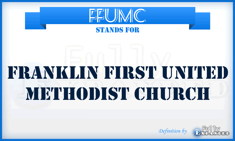 FFUMC - Franklin First United Methodist Church