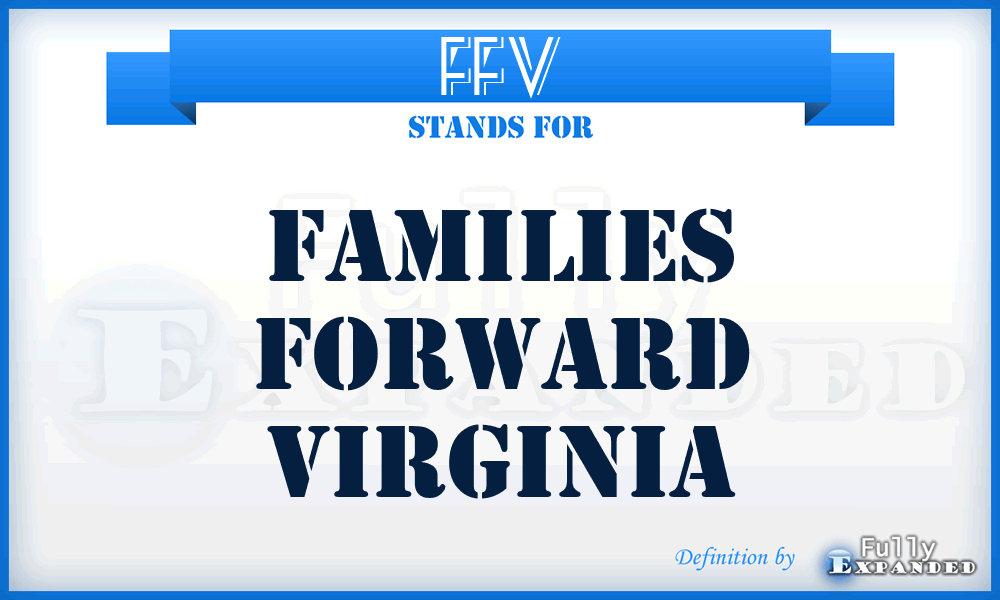 FFV - Families Forward Virginia