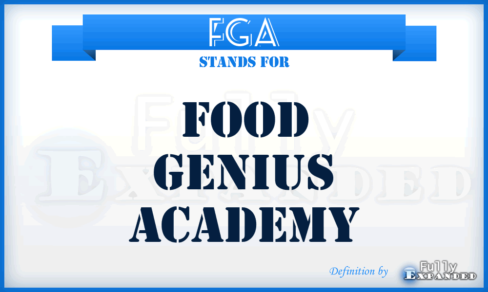 FGA - Food Genius Academy