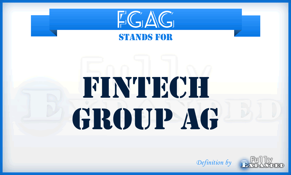 FGAG - Fintech Group AG