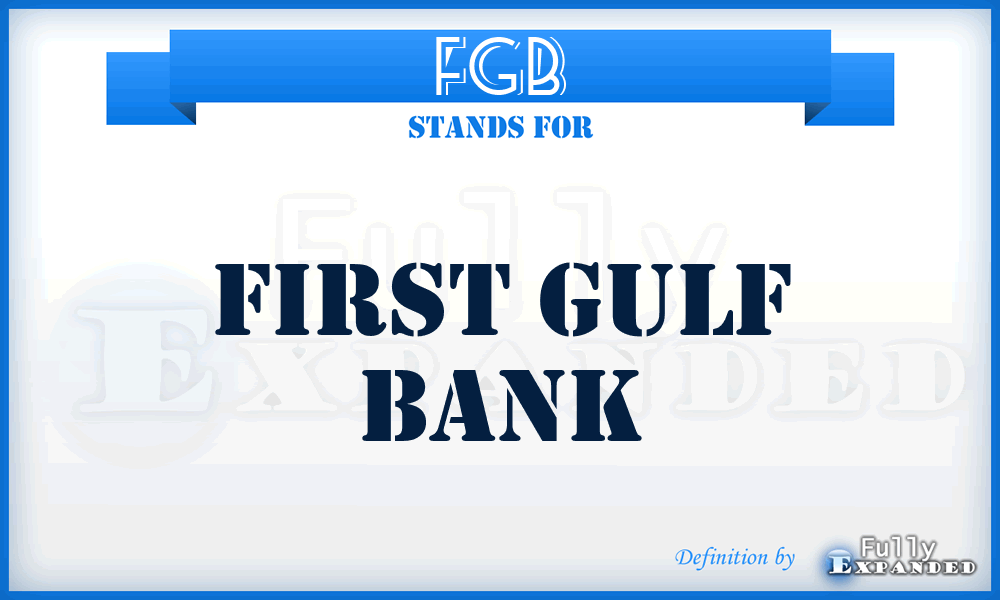 FGB - First Gulf Bank