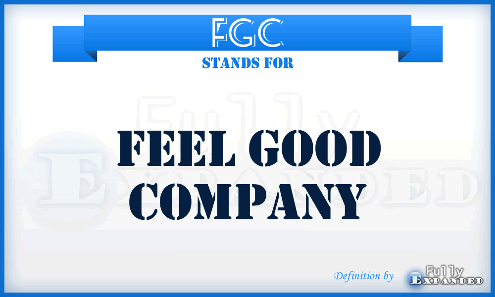 FGC - Feel Good Company