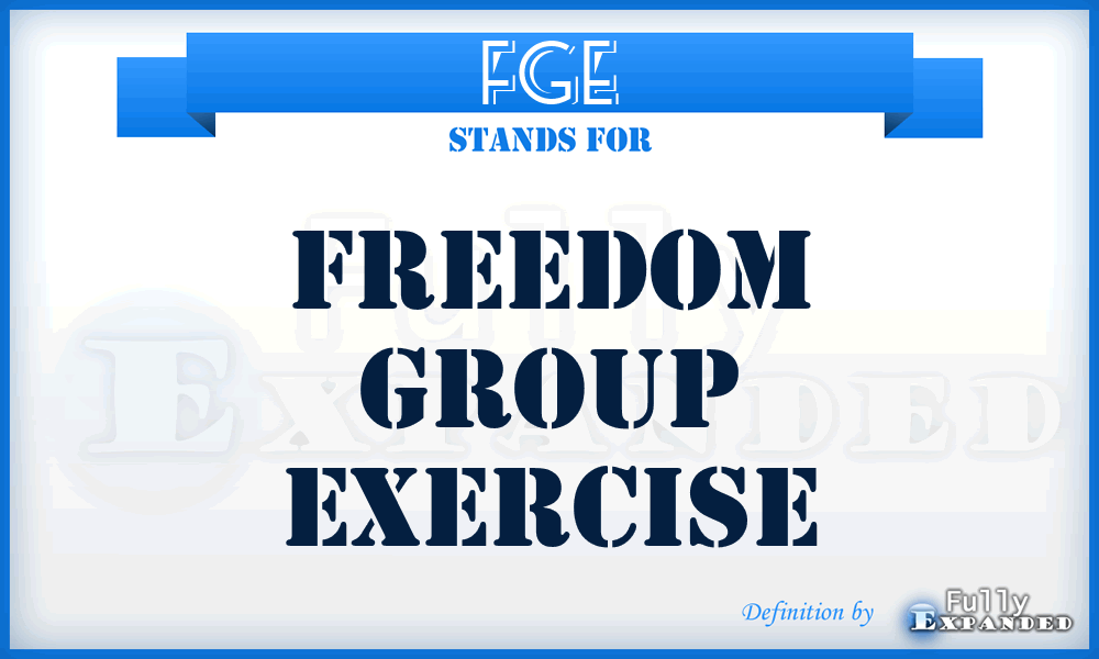 FGE - Freedom Group Exercise