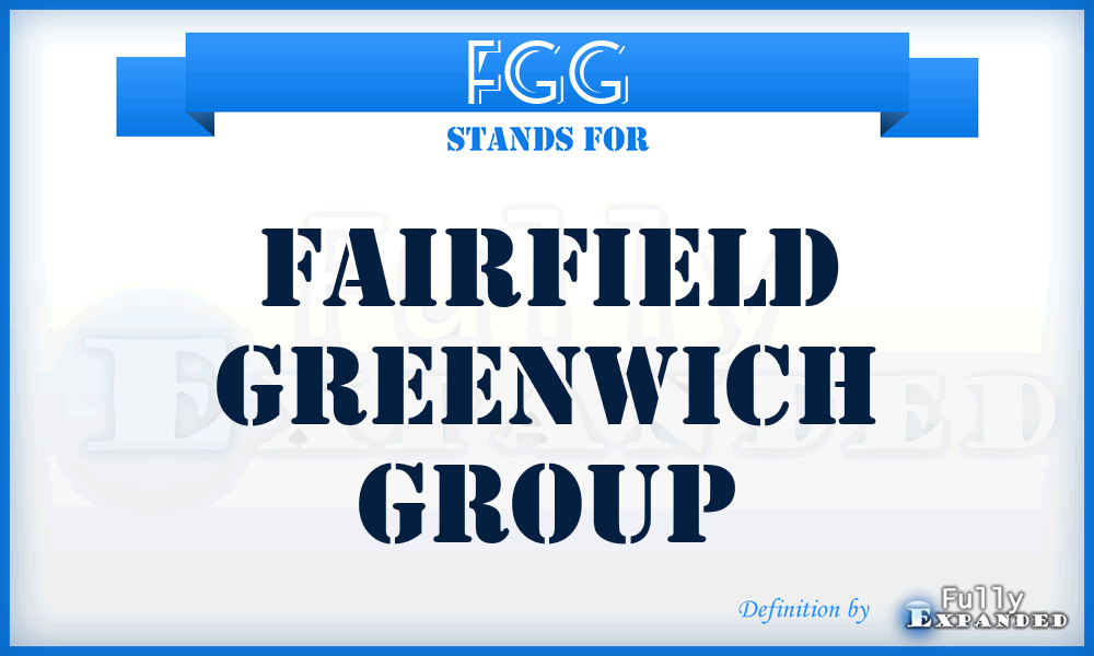 FGG - Fairfield Greenwich Group