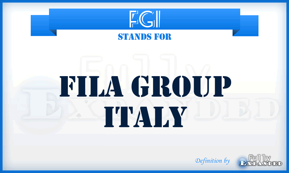 FGI - Fila Group Italy