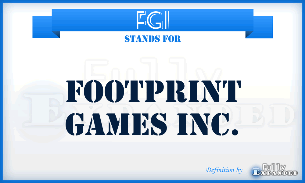 FGI - Footprint Games Inc.