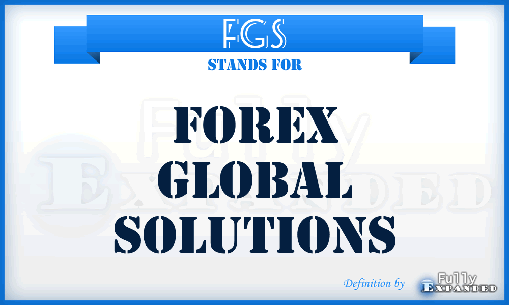 FGS - Forex Global Solutions