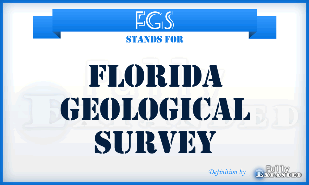 FGS - Florida Geological Survey