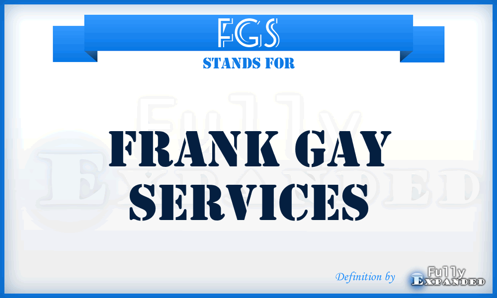 FGS - Frank Gay Services