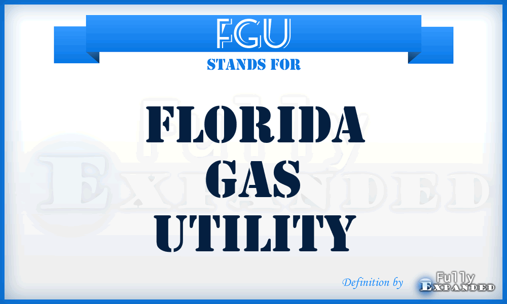 FGU - Florida Gas Utility