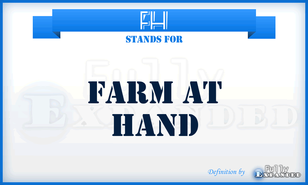 FH - Farm at Hand