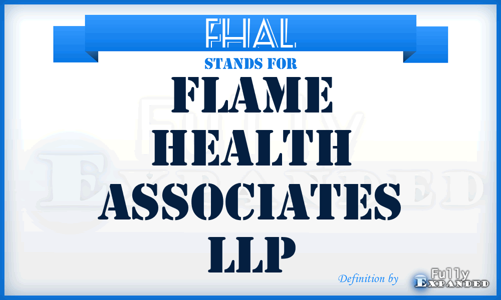 FHAL - Flame Health Associates LLP