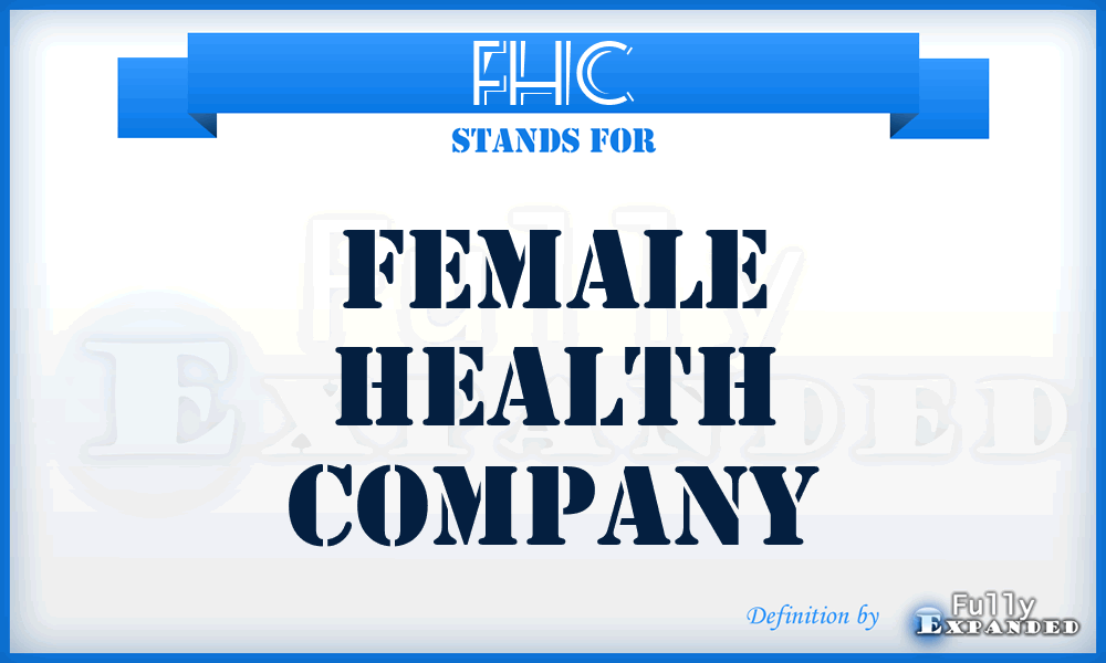 FHC - Female Health Company