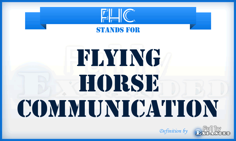 FHC - Flying Horse Communication