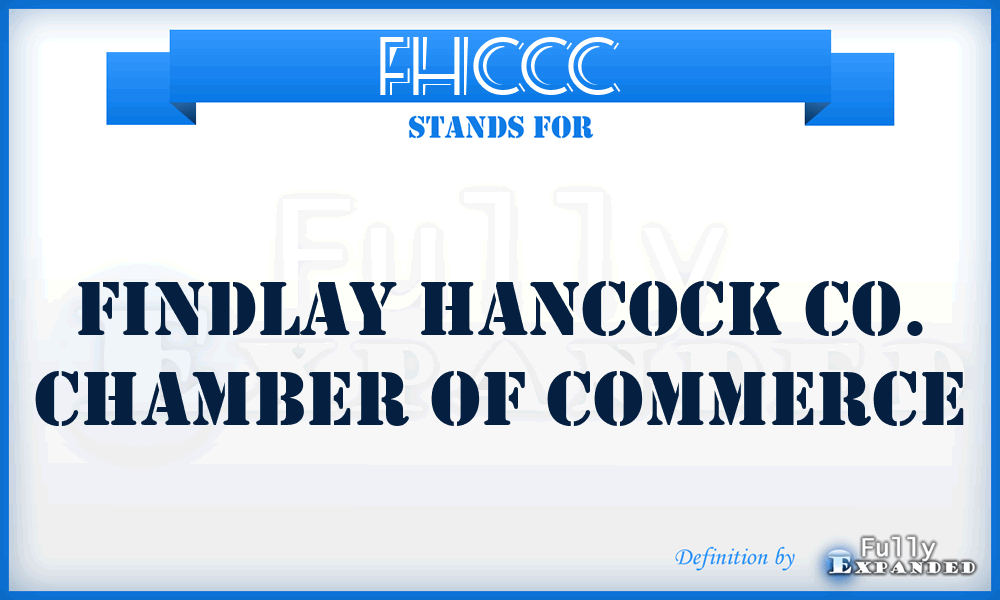FHCCC - Findlay Hancock Co. Chamber of Commerce