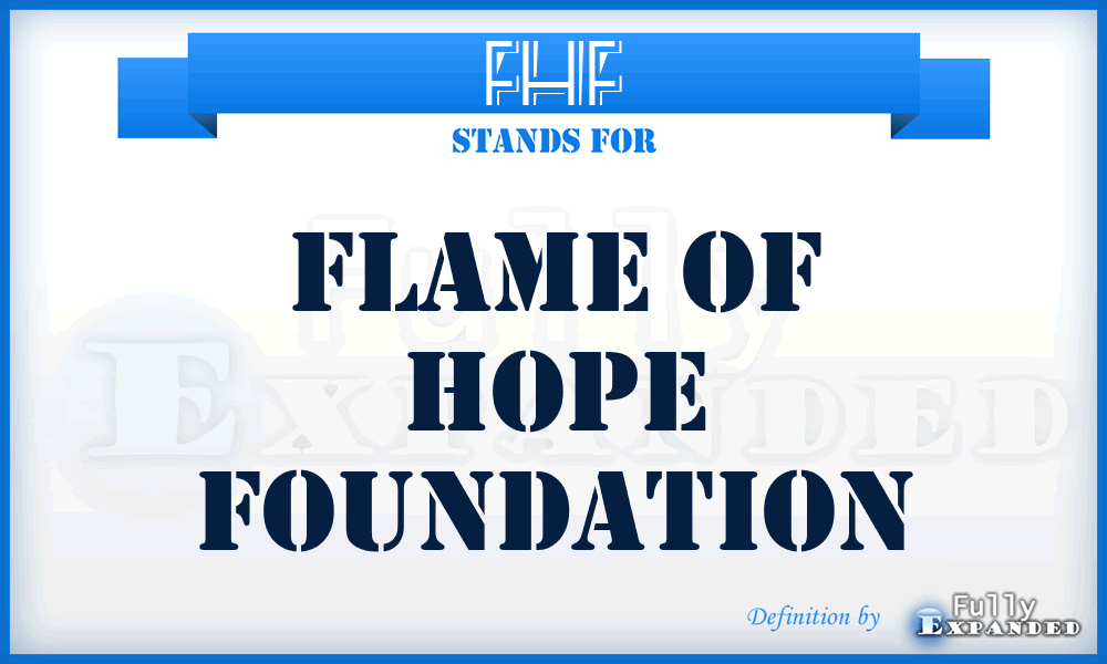 FHF - Flame of Hope Foundation