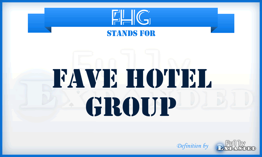 FHG - Fave Hotel Group