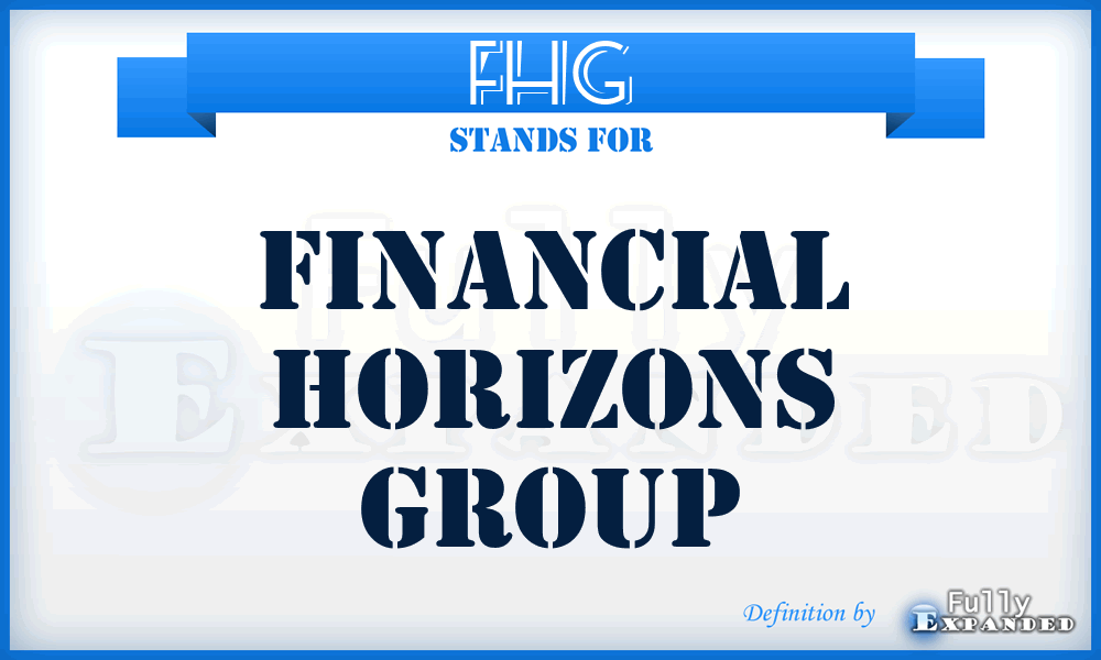 FHG - Financial Horizons Group