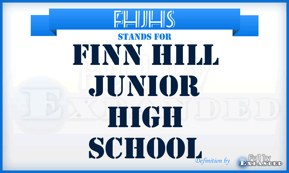 FHJHS - Finn Hill Junior High School