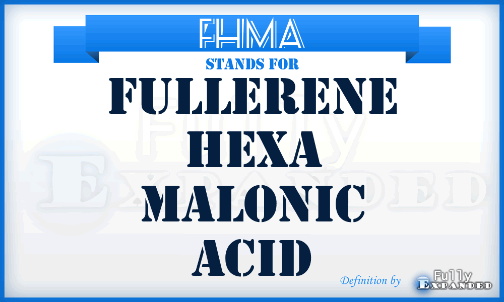 FHMA - Fullerene Hexa Malonic Acid