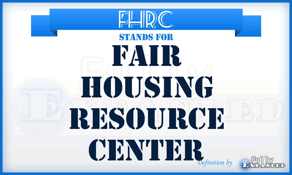 FHRC - Fair Housing Resource Center