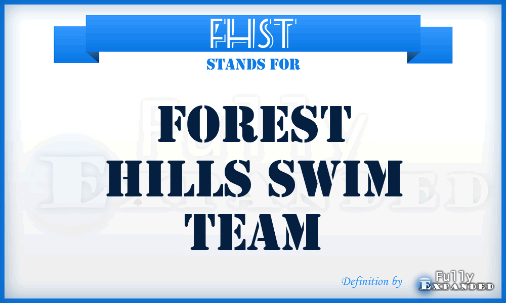 FHST - Forest Hills Swim Team