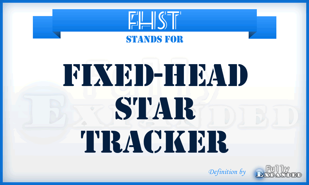FHST - Fixed-Head Star Tracker