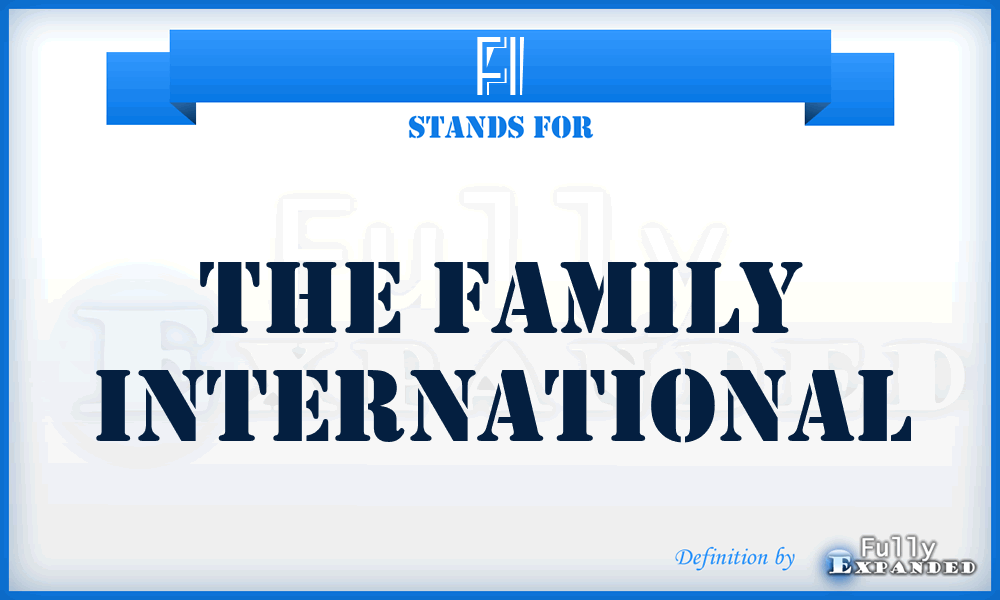 FI - The Family International