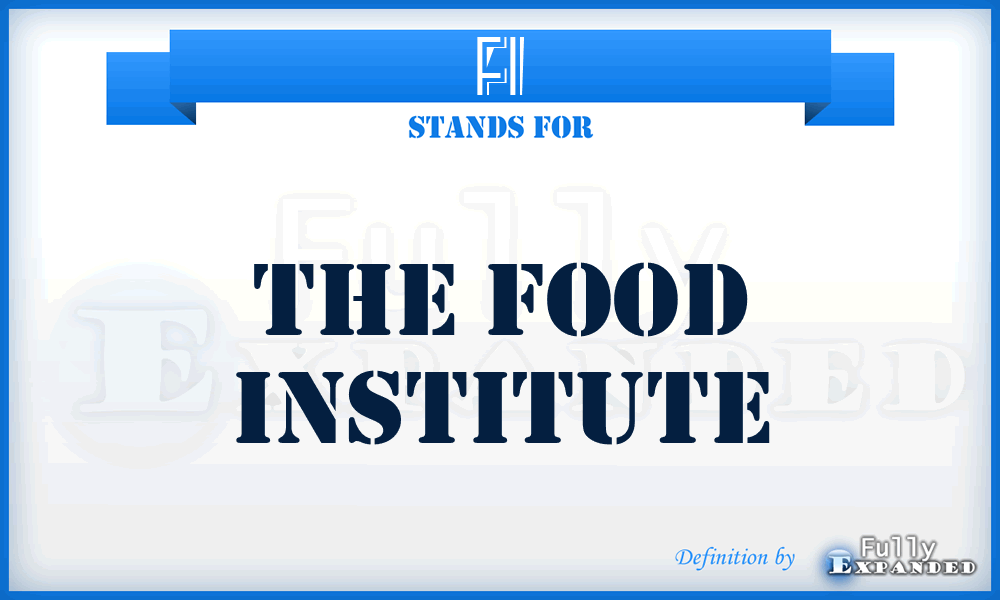 FI - The Food Institute