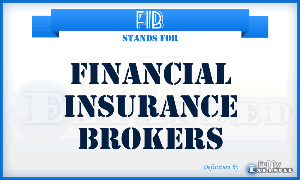 FIB - Financial Insurance Brokers