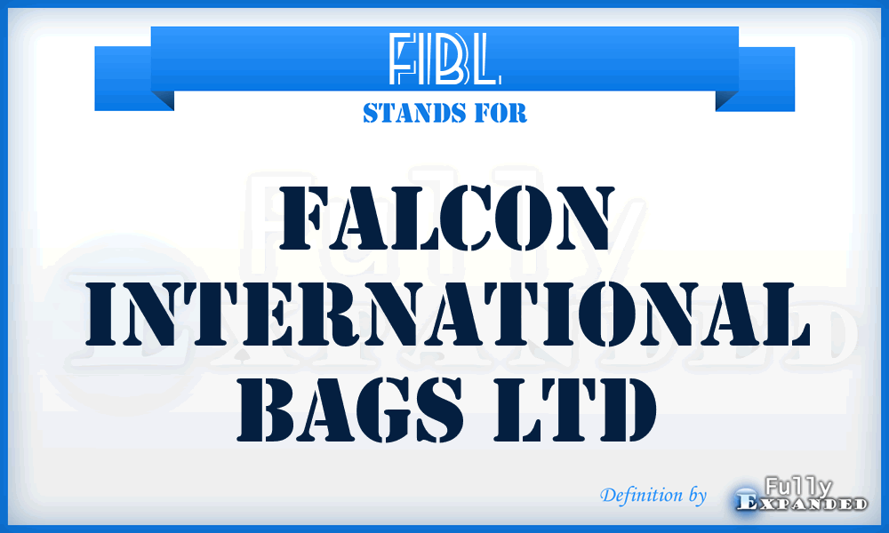 FIBL - Falcon International Bags Ltd
