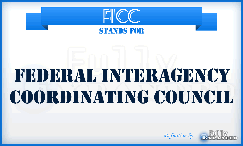 FICC - Federal Interagency Coordinating Council