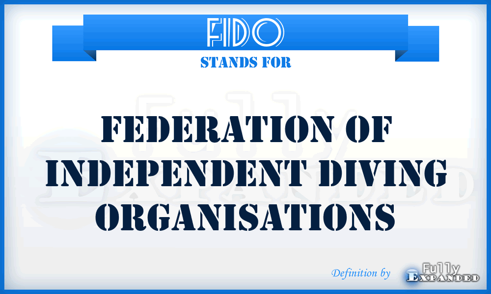 FIDO - Federation of Independent Diving Organisations