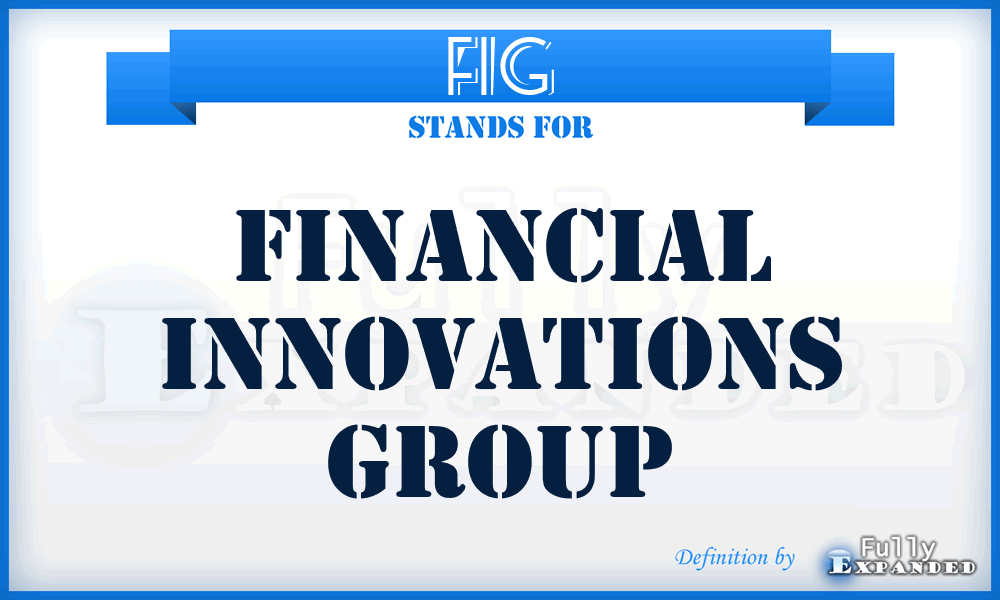 FIG - Financial Innovations Group