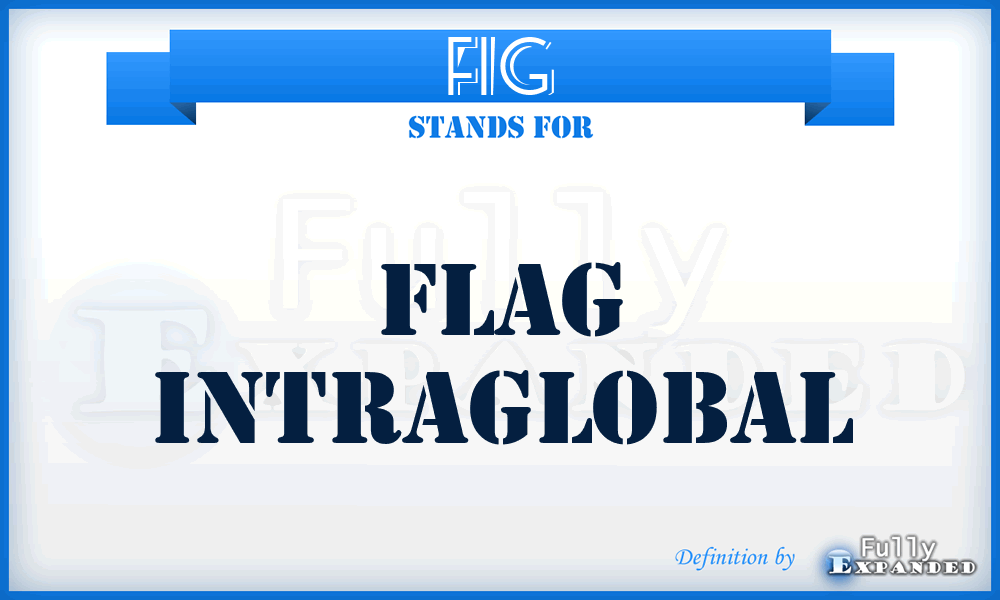 FIG - Flag IntraGlobal