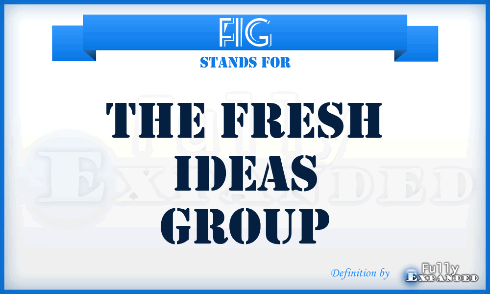 FIG - The Fresh Ideas Group