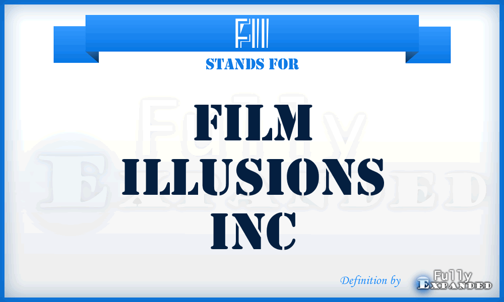 FII - Film Illusions Inc