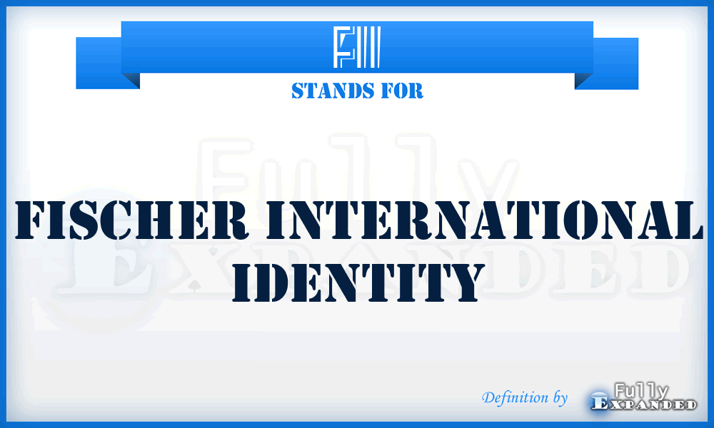 FII - Fischer International Identity