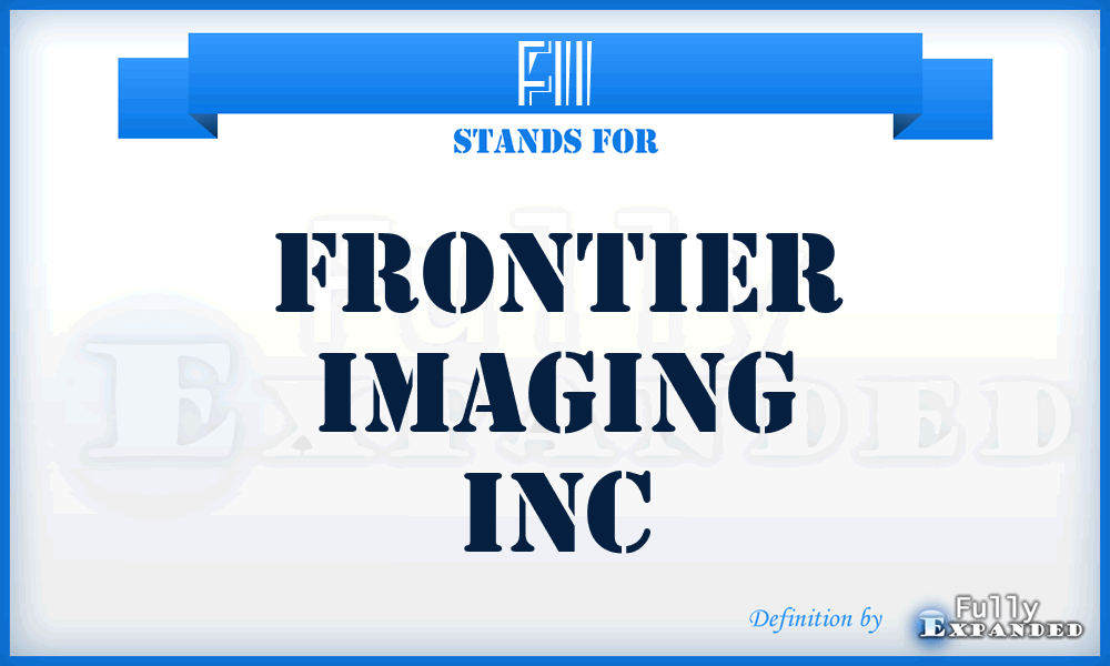 FII - Frontier Imaging Inc