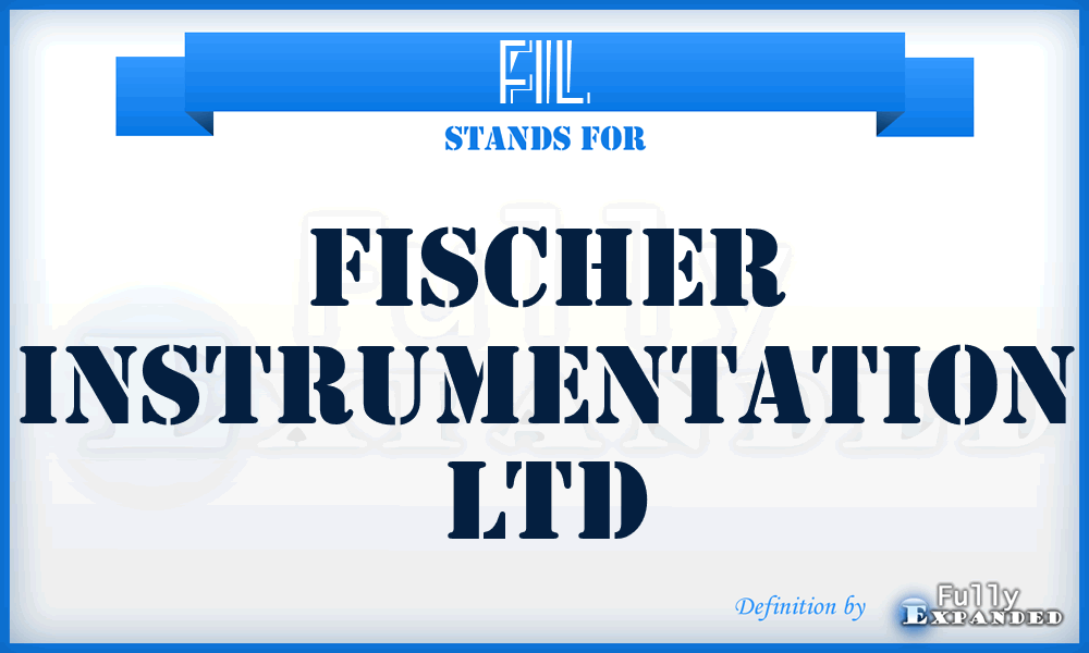 FIL - Fischer Instrumentation Ltd