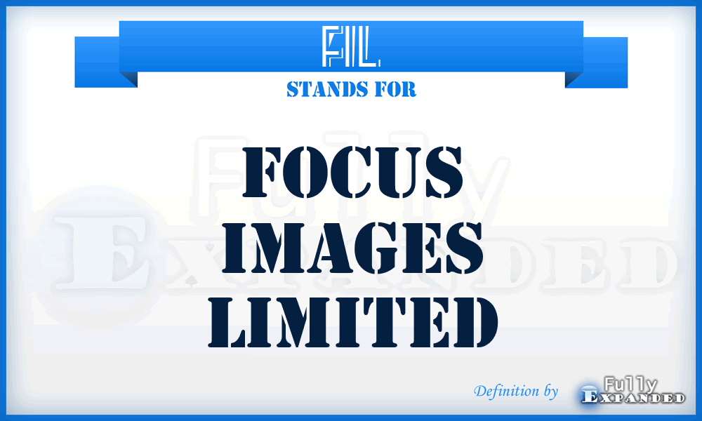 FIL - Focus Images Limited