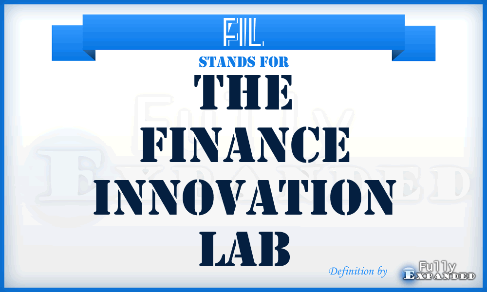 FIL - The Finance Innovation Lab