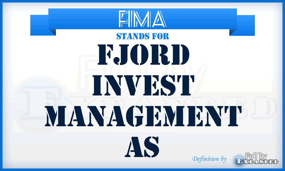 FIMA - Fjord Invest Management As