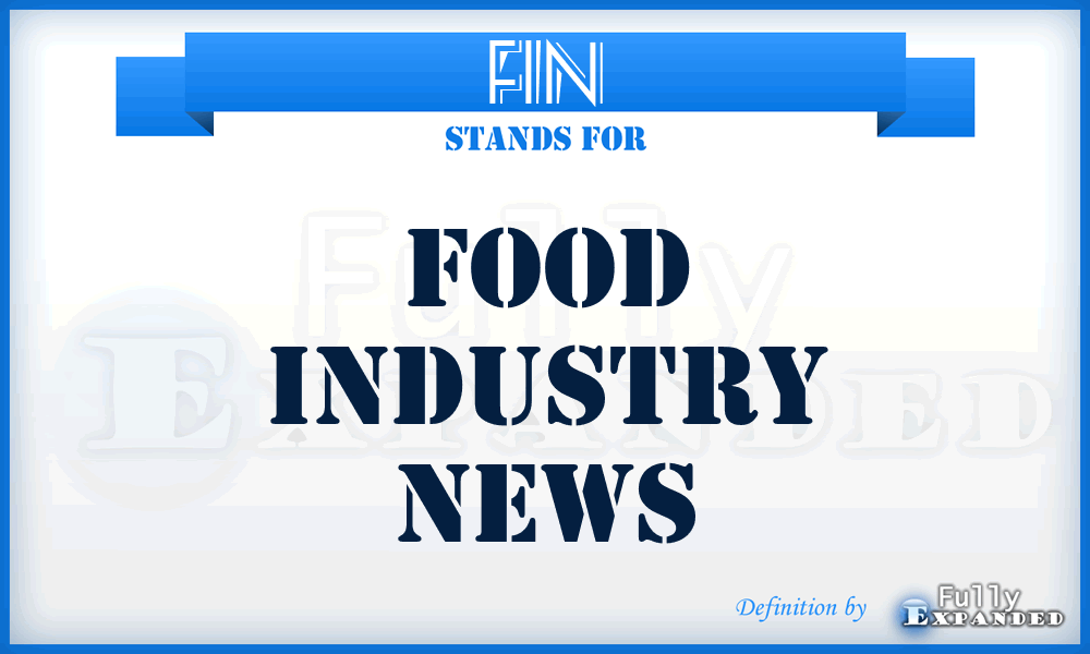 FIN - Food Industry News