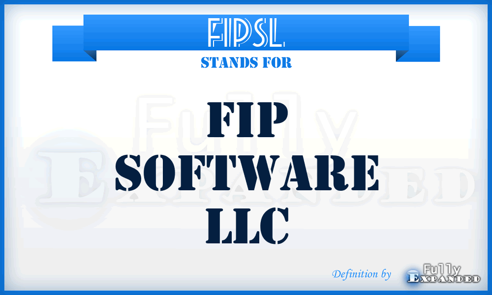 FIPSL - FIP Software LLC