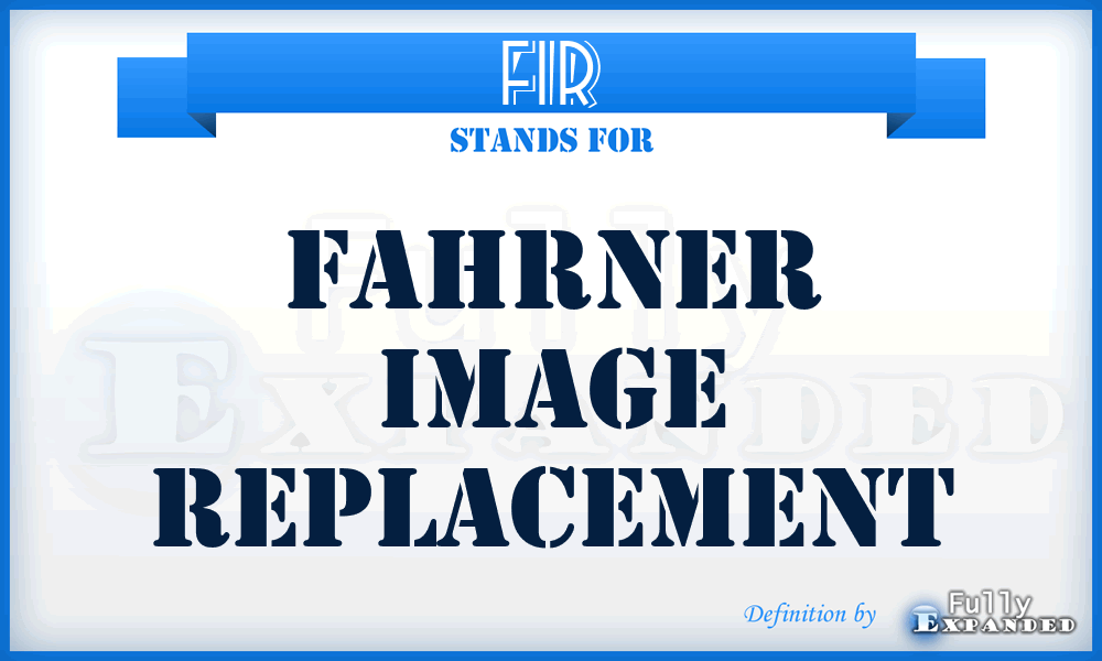 FIR - Fahrner Image Replacement