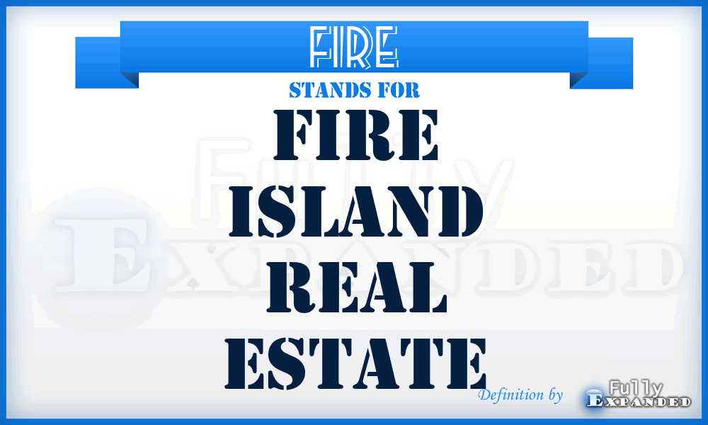 FIRE - Fire Island Real Estate