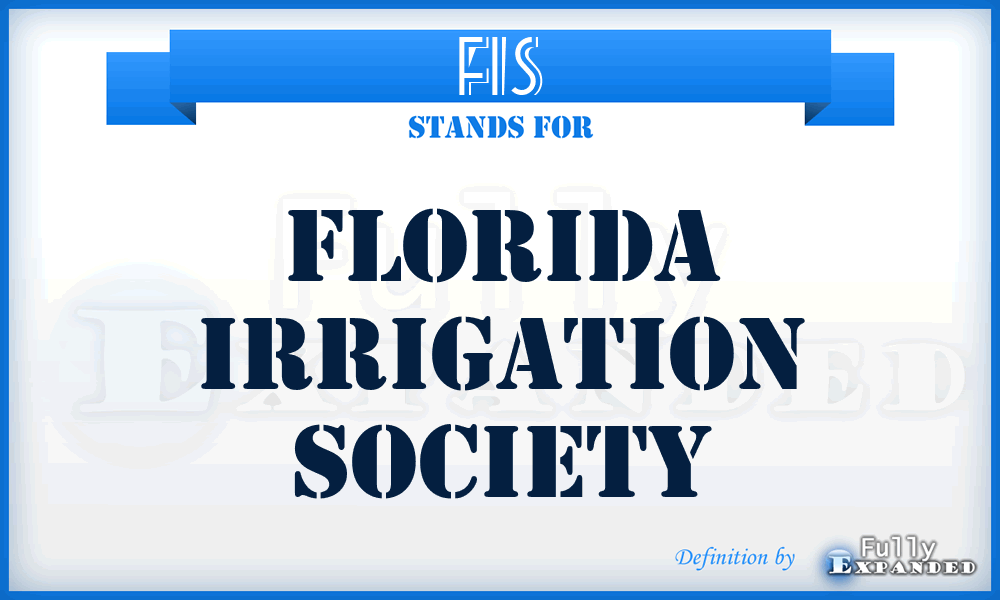 FIS - Florida Irrigation Society