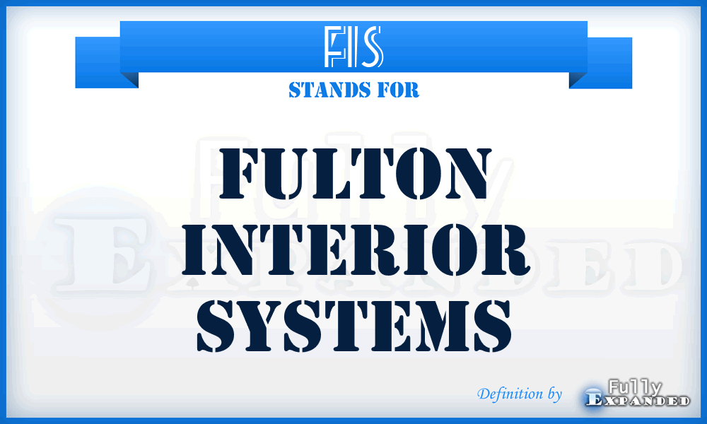 FIS - Fulton Interior Systems