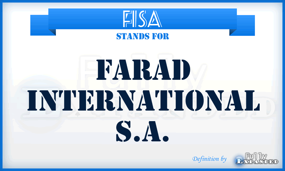FISA - Farad International S.A.